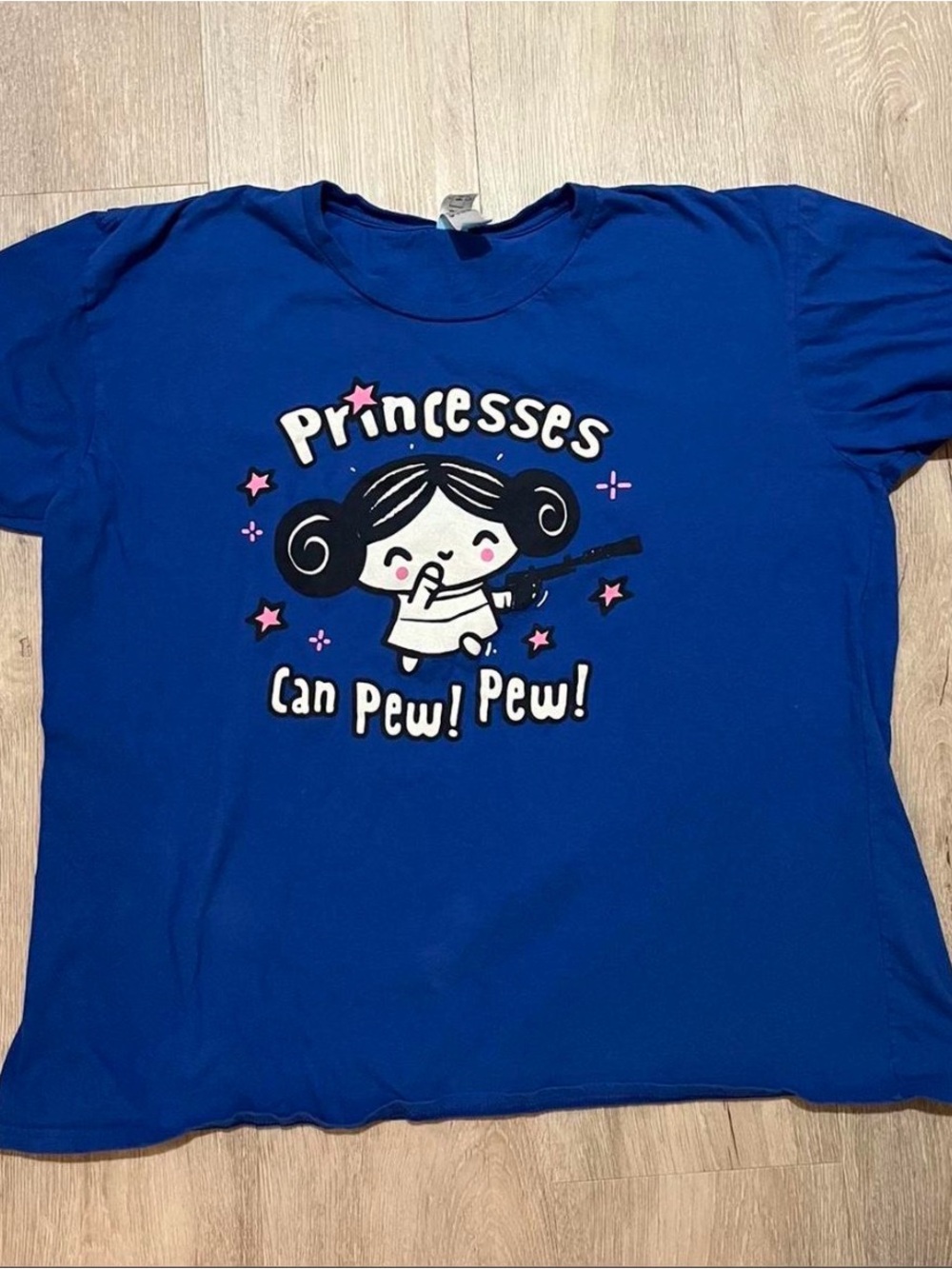 Princess pew pew graphic tee
